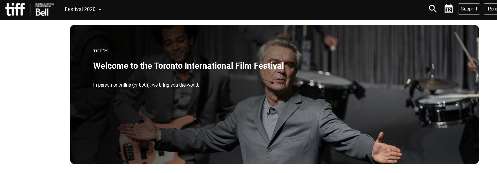 Buy Toronto International Film Festival ticket outside Canada