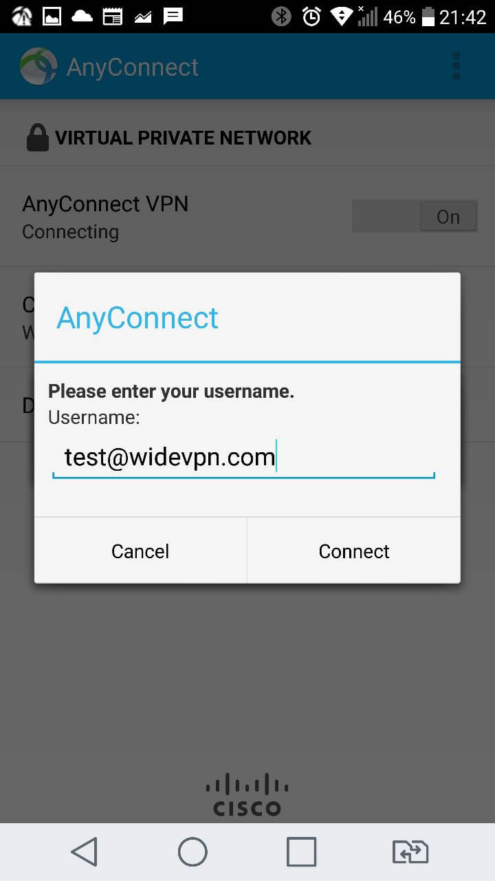 android cisco vpn setup