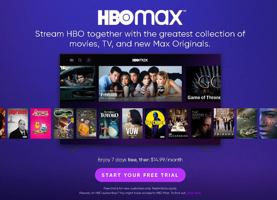 Watch HBO Max outside USA via USA VPN