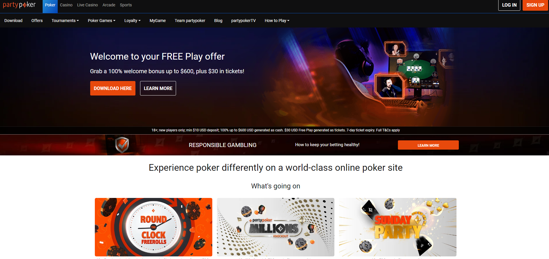 Why using a VPN is insufficient for accessing Partypoker in the United States